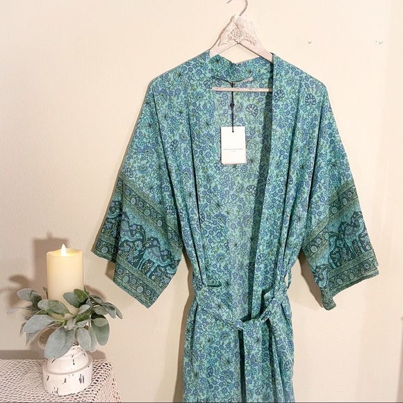 NWT Spell Sundown Maxi Robe / Kimono - Picture 2 of 14